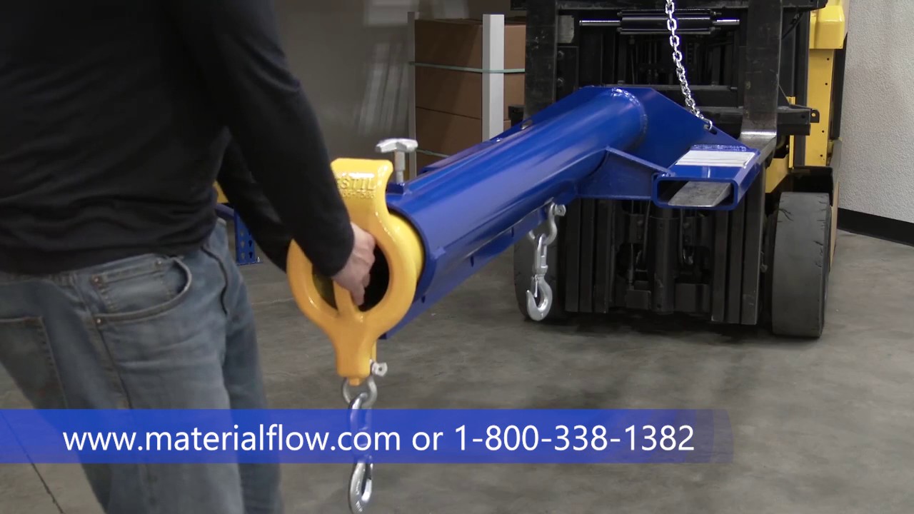 Vestil Lift Master Telescoping Boom YouTube