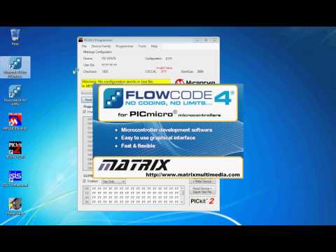 flowcode i pickit2.avi
