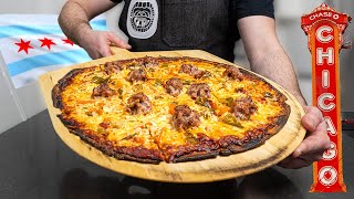 The MOST Chicago Pizza EVER?! | Tavern Style Pizza ft. @nachosandlager