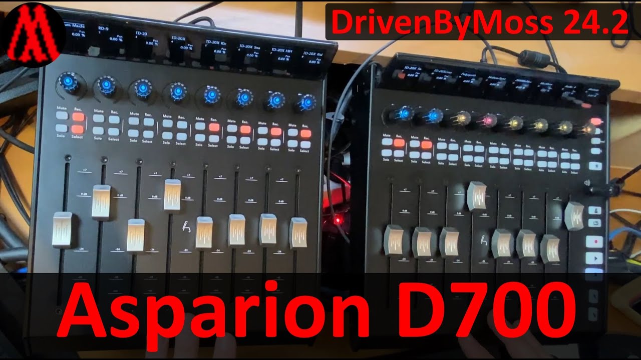 DrivenByMoss 24.2: Supports Asparion D700 controller series - MCU