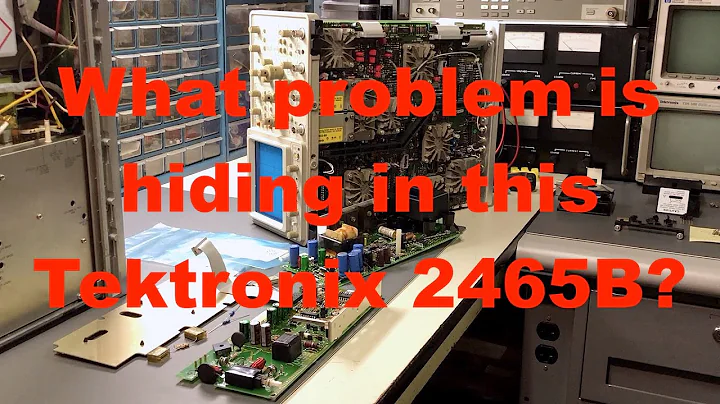 What Problem Is Hiding In This Tektronix 2465B Oscilloscope?