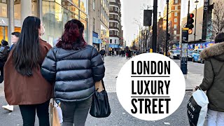 London Luxury Street | Oxford Street London Walking Tour [4K Walk] London 2022 4K Video