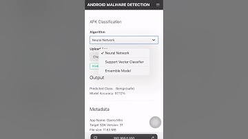 AE099 | Android Malware Detection Using Machine Learning