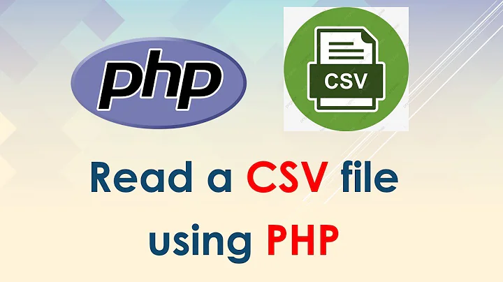 Read a CSV file using PHP