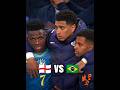 Real Madrid's three-way clash: Brazil vs England 🥶 #football #worldcup
