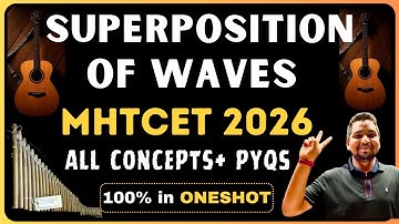 Superposition of Waves ONESHOT | Complete Concept + PYQs | MHT-CET 2026 Physics | Prof AKC Sir
