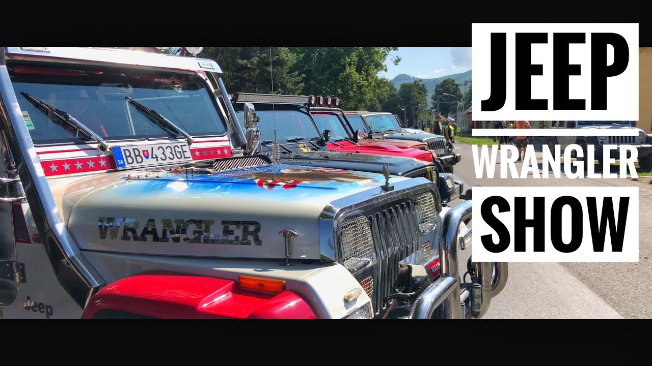 Jeep WRANGLER show pod Hradom , Slovenská Ľupča 2018 🇸🇰