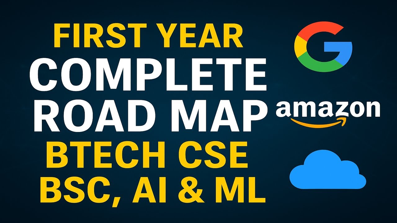 1st Year CSE / AI-ML Roadmap 🔥 | Beginner to Pro | AzharTech