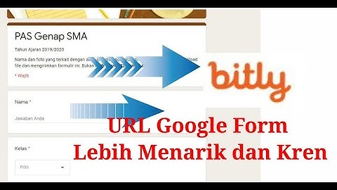 Cara mengubah link Google Form menjadi bit.ly