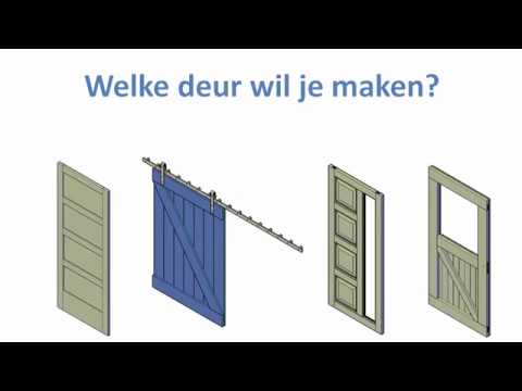 Een deur maken hoe doe dat? Hier vind je een stappenplan en bouwtekeningen - YouTube