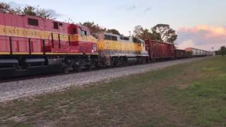 FEC TRAIN 202#3207@7:50pm w/US sugar engine!!!