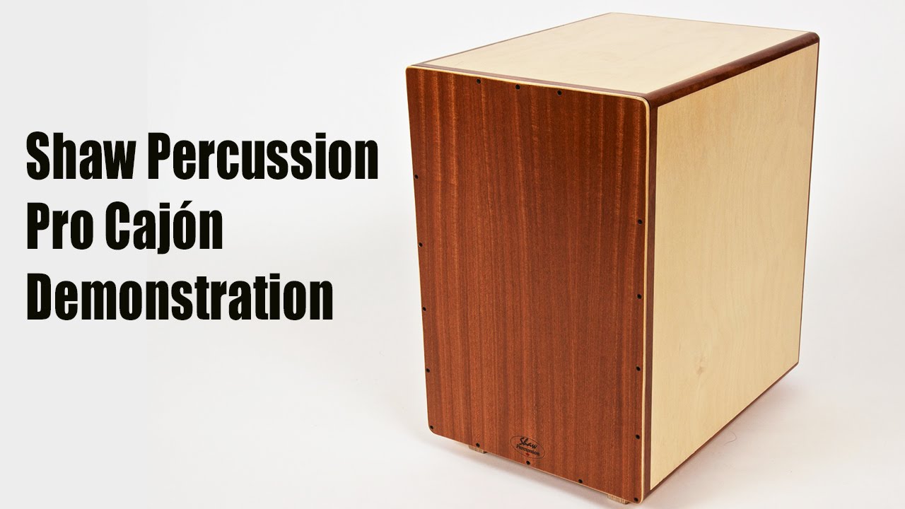 Pro Cajón Demo YouTube