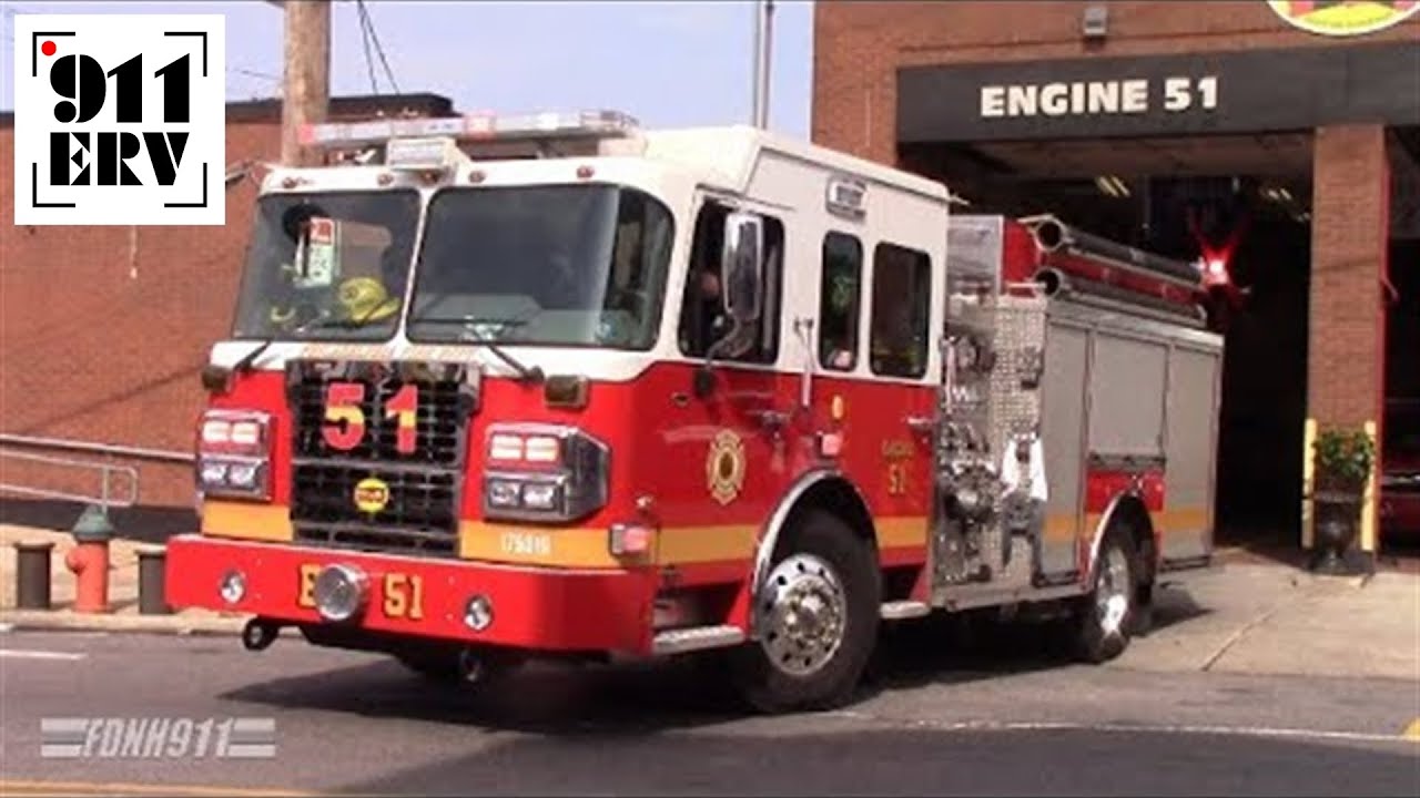 Philadelphia Fire Department Engine 51 Responding - YouTube