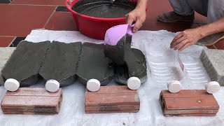 Unique Craft Ideas Made From Plastic Bottles And Cement // Garden Decoration Ideas