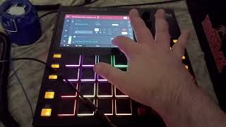 MPC One - Chef cooking up some ingredients from scratch (No quantize)