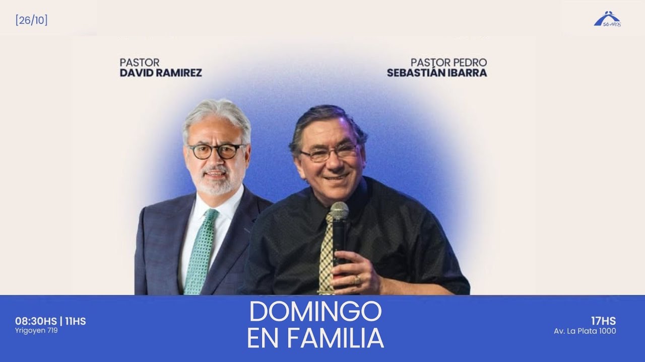 "Desde hoy escribo de nuevo tu historia" Ps. David Ramirez | Domingo 26 de Octubre - 11:00