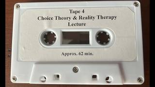 (2000) 4/4 Choice Theory & Reality Therapy - Lecture by Dr. William Glasser