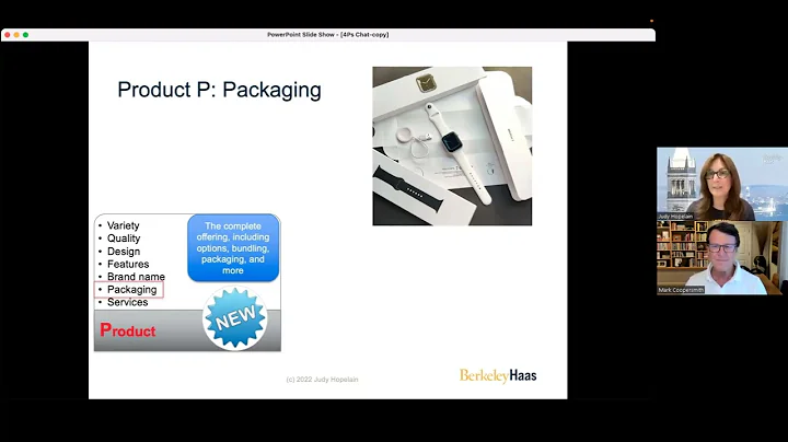 Video #2: "Product," in the mini-series "The 4Ps of Marketing (plus a few more)"