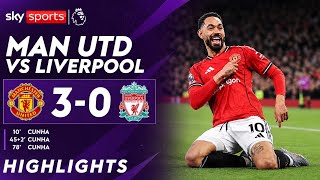🔴 Man Utd vs Liverpool LIVE | UNITED TAKE ALL 3 POINTS |  Goals & Highlights | Man Utd Results