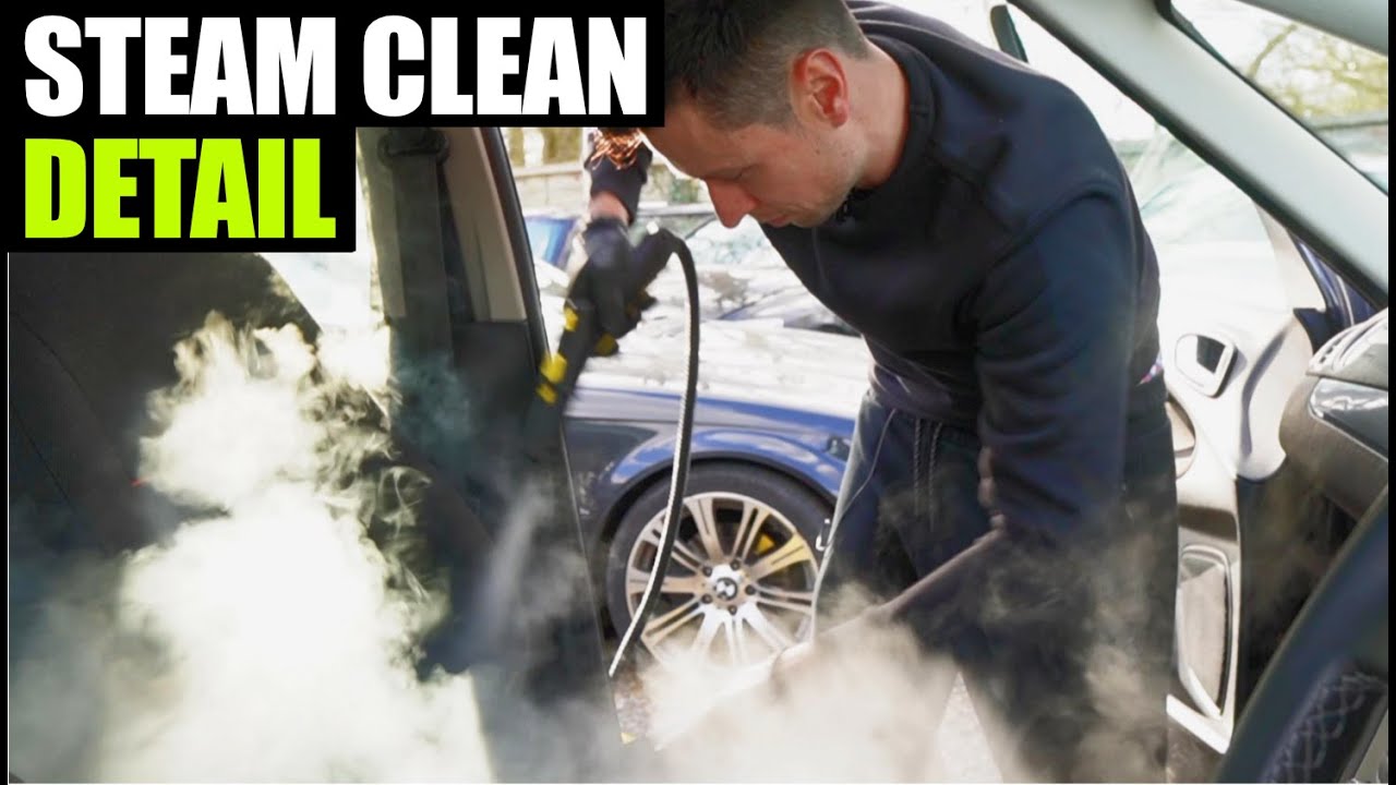 Filthy Car Detailing with a Karcher SC4 Steam Cleaner 