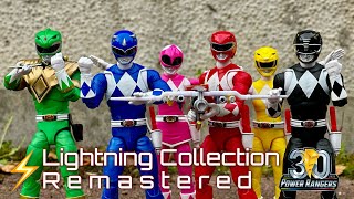 5 things to know on Remastered Mighty Morphin Lightning Collection figures