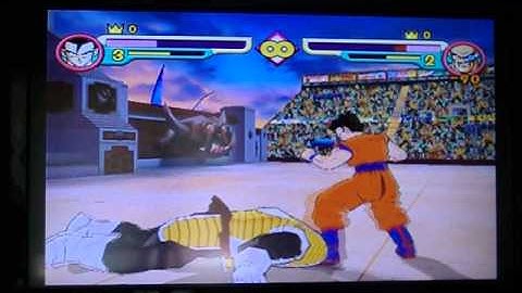 Dragon Ball Z Budokai 2-Nappa vs Gohan