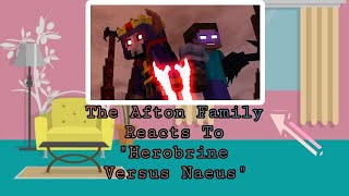 The Afton Family Reacts To Immortals Herobrine vs Naeus || Gacha Club || Minecraft Song Animation || Resimi