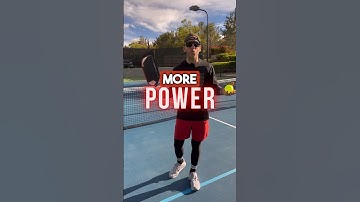 Try THIS for more Power & Control! #pickleball #pickleballtips #power #shortvideo
