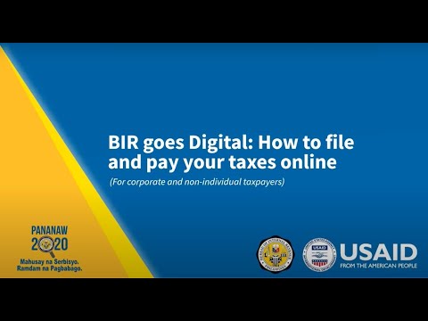 BIR goes Digital: How to file and pay your taxes online (For corporate and non-individual taxpayers)