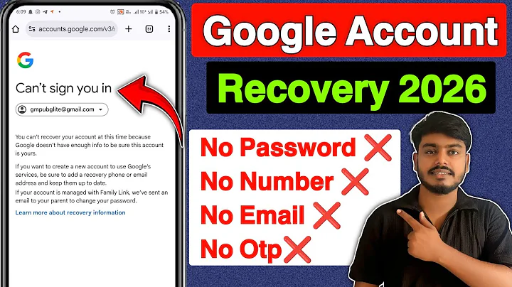 How to recover gmail account without verification code | 2 step verification gmail Account Recovery