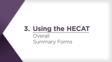 Overall Summary Forms