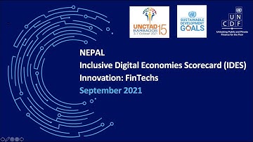 Webinar: Inclusive Digital Economies Scorecard in Nepal (Innovation: Fintechs)