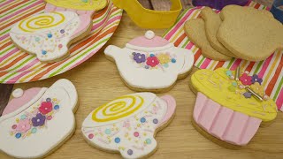 How To Decorate Mothers Day Tea Party Cookies