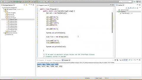 Set Interface - HashSet || EnumSet || LinkedHashSet || TreeSet