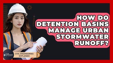 How Do Detention Basins Manage Urban Stormwater Runoff? - Civil Engineering Explained