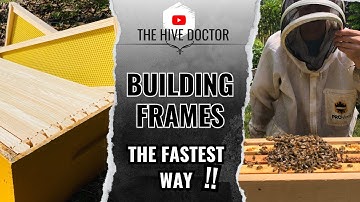 How to Build Frames//Building Beekeeping Frames using Frame Jig//Build Any Frame Size