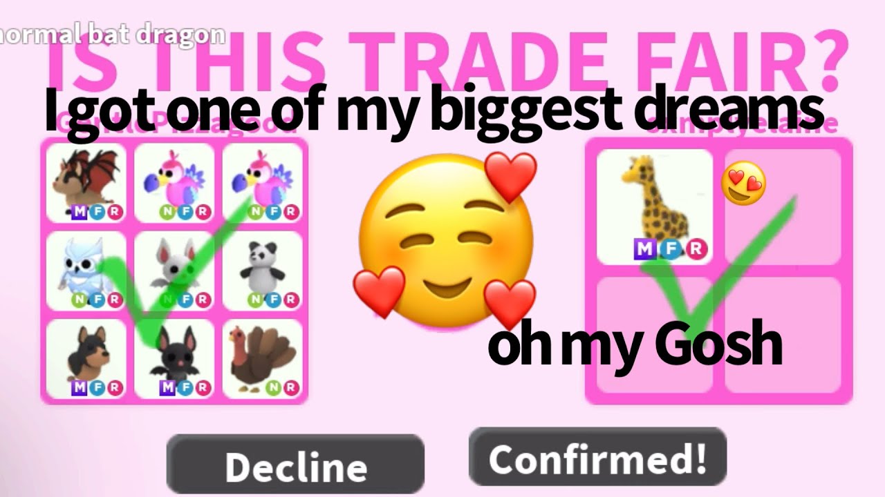 I just discovered the adopt me trading site roblox user its