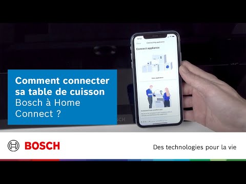 Comment connecter sa table de cuisson Bosch à Home Connect ?