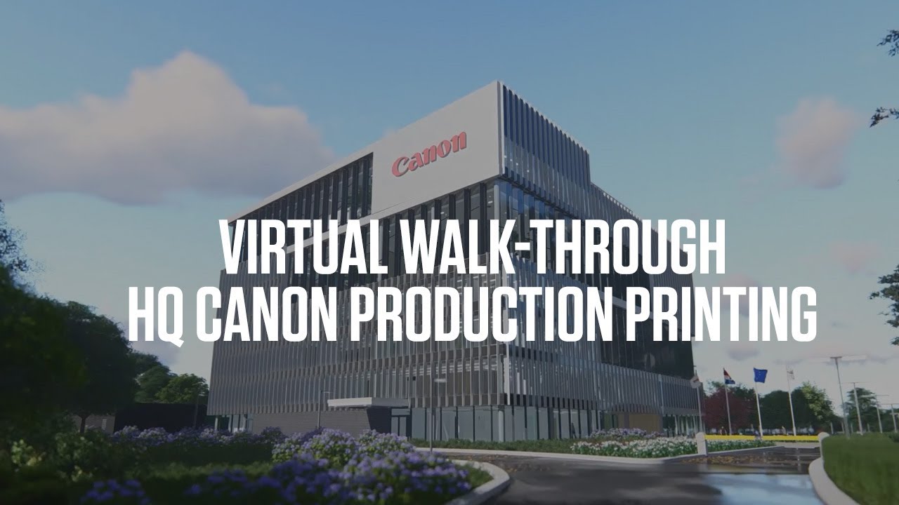 Canon Production Printing Headquarters Netherlands virtual walk-through -  YouTube