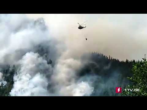 ხანძარი მესტიაში