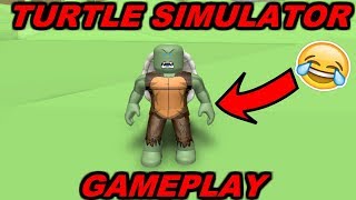 I'M A TURTLE IN TURTLE SIMULATOR | Roblox Turtle Simulator