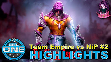 MOST EPIC BASE RACE  Highlights Team Empire vs NiP #2 (bo3) | ESL One New York (05.09.2015)
