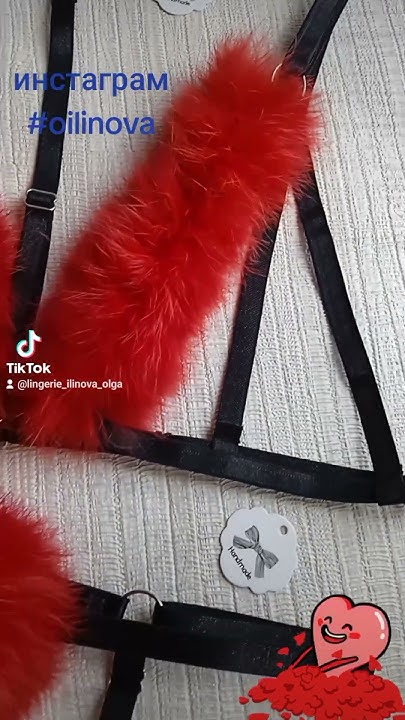 Женское контурное белье,авторская работа,натуральный мех - YouTube