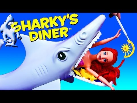 SHARK ATTACK!!!! Funny Shark Board Game Challenge Scary Shark Eats ...