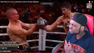 Blood Bath! Tim Tszyu vs Sebastian Fundora Full Fight Highlights REACTION