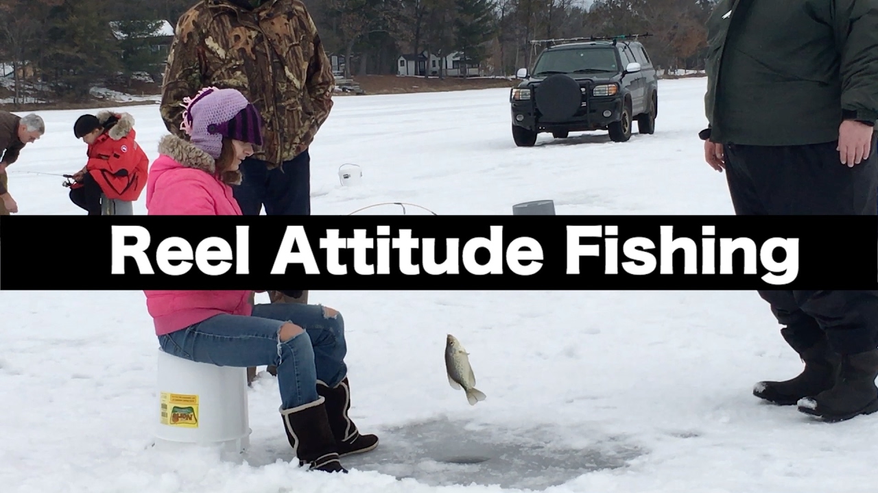 Learning How To Ice Fish In Northern Wisconsin YouTube