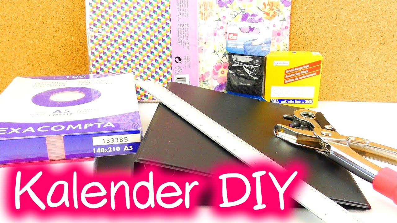 Planner Diy Kalender Selber Machen Ringbuchkalender Gestalten Verschonern Kreative Ideen Youtube