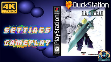 Final Fantasy VII | PS1 DuckStation-instellingengids 2025 [4K NTSC] ⚔️🛠️