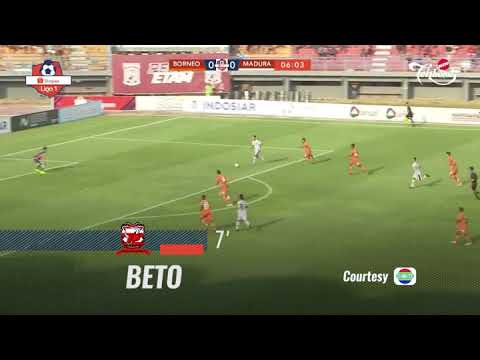 Gol Beto Goncalves 6&#39; | Borneo Fc vs Madura United