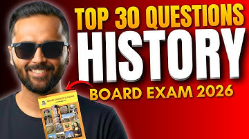 Top 30 History Important Questions | 10th STD Board Exam 2026 | 95+ Strategy | Pradeep Giri Sir